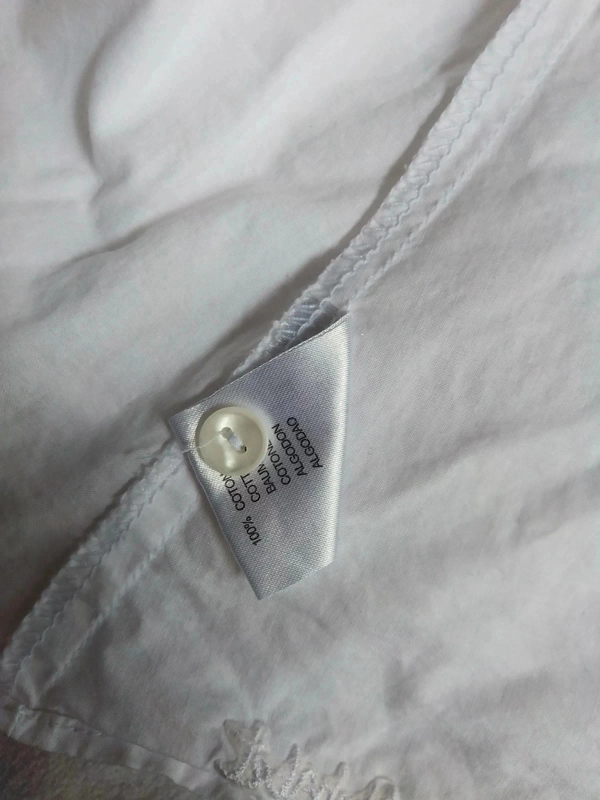 Vestido o túnica blanca 1 mes – photo 4